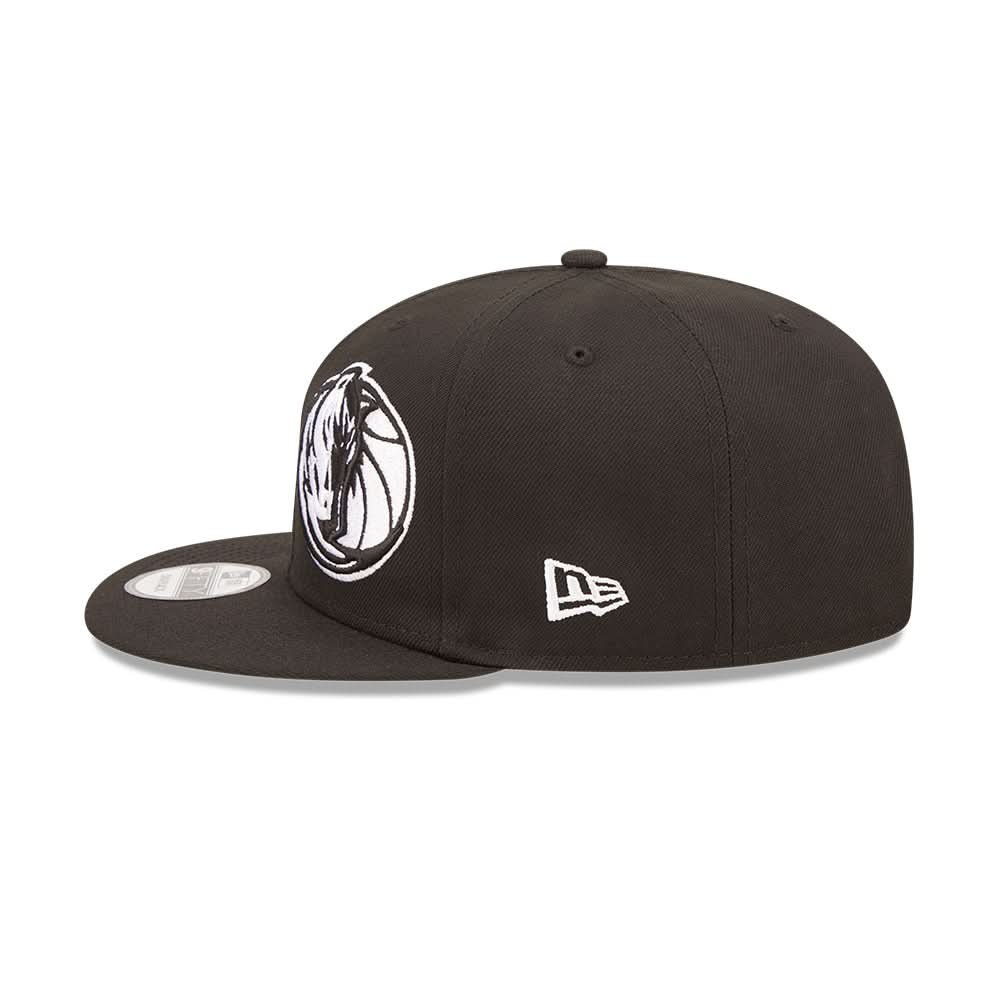 DALLAS MAVERICKS NEW ERA 9FIFTY DRAFT BLACK SNAPBACK - Image 3