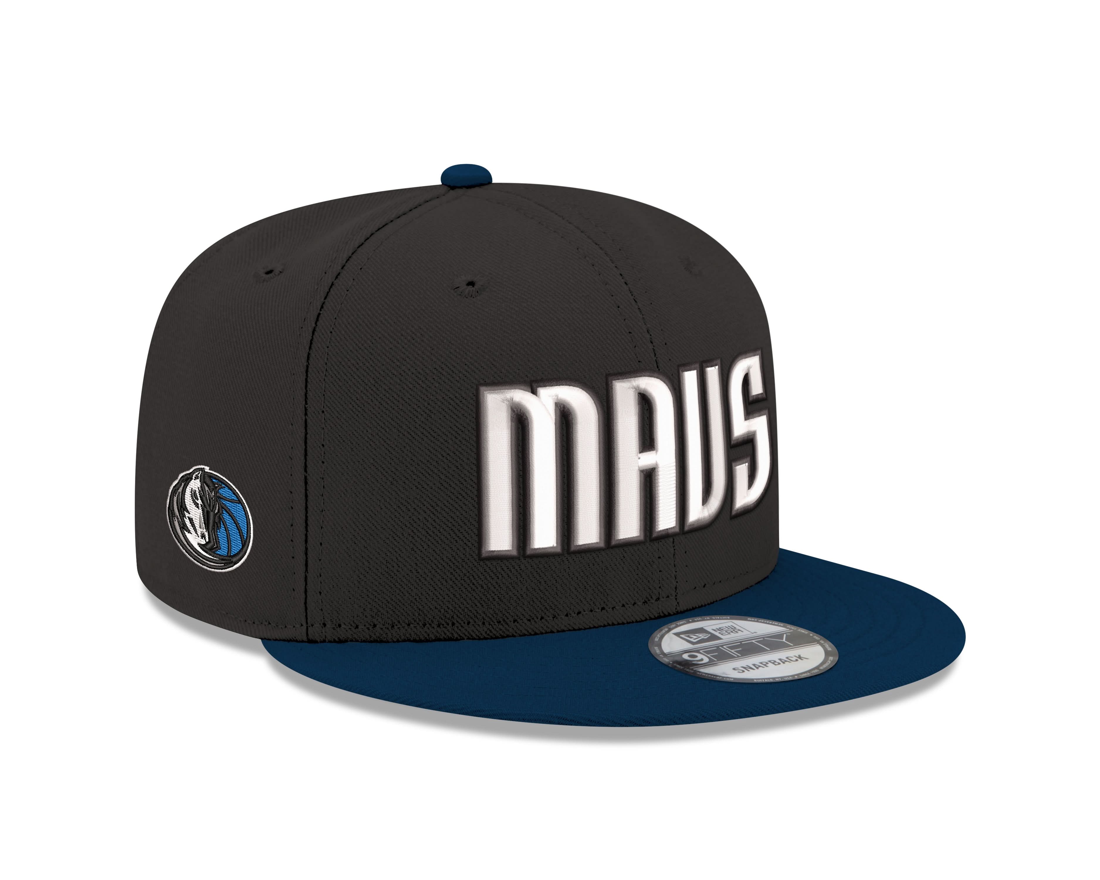 DALLAS MAVERICKS NEW ERA STATEMENT BLACK SNAPBACK - Image 3