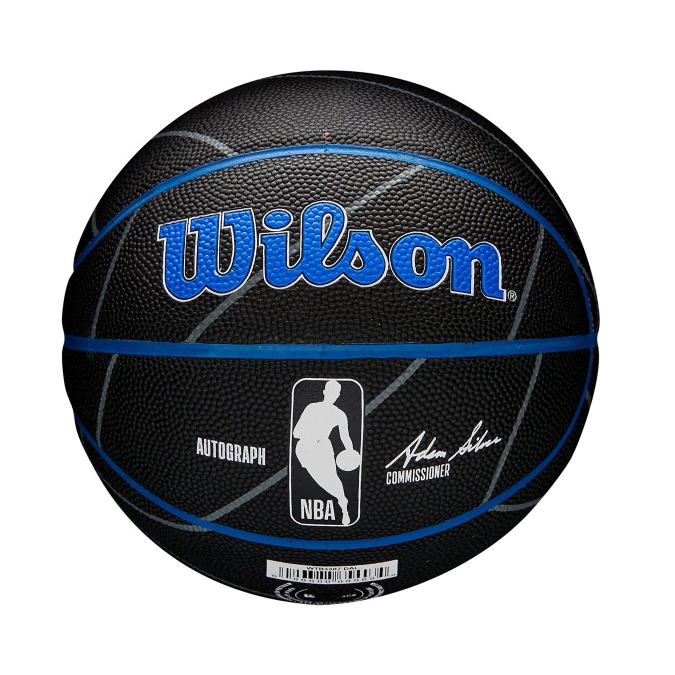 DALLAS MAVERICKS WILSON B3 MINI TEAM AUTOGRAPH BALL - Image 3