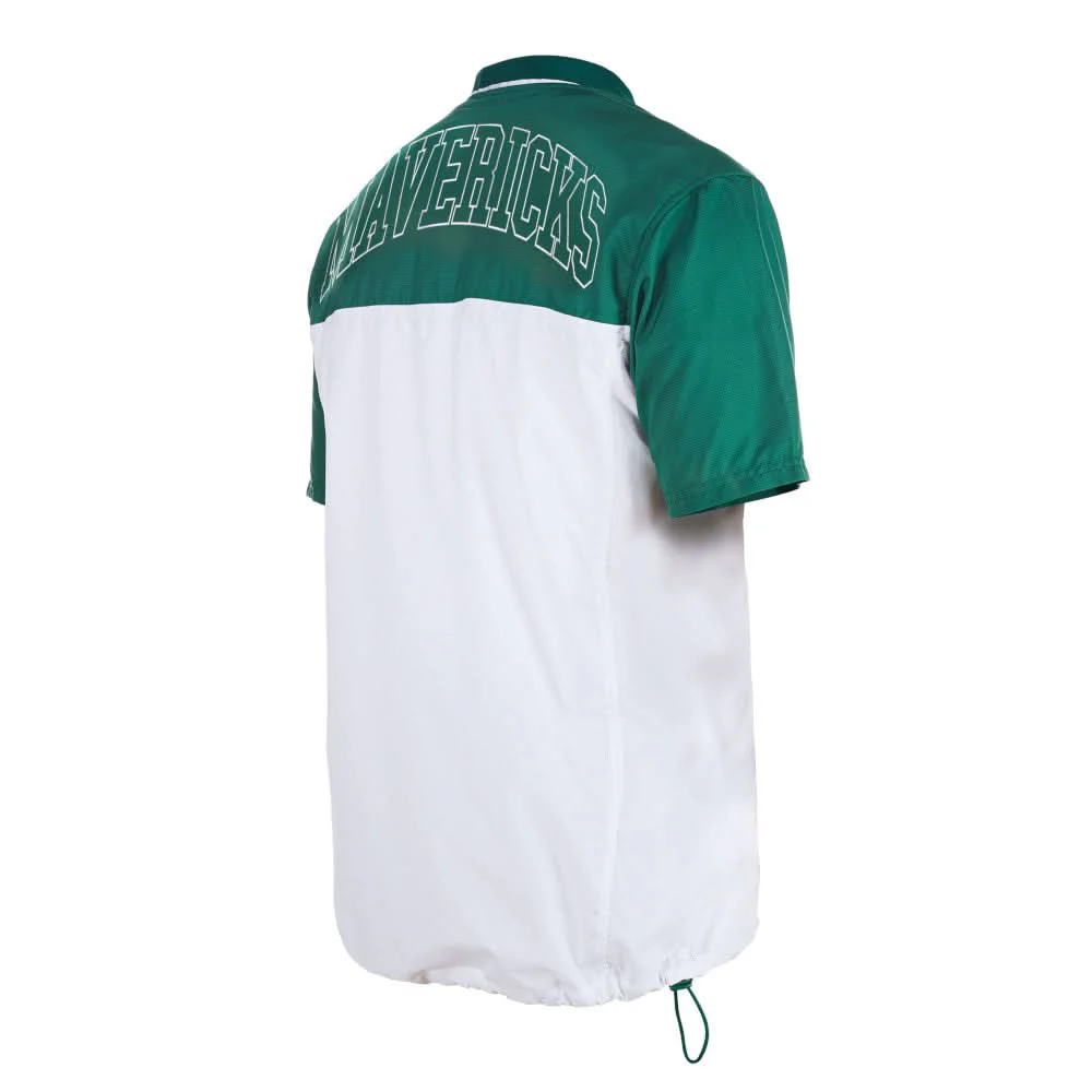 DALLAS MAVERICKS NEW ERA HORSEHEAD HALF ZIP TEE - Image 4